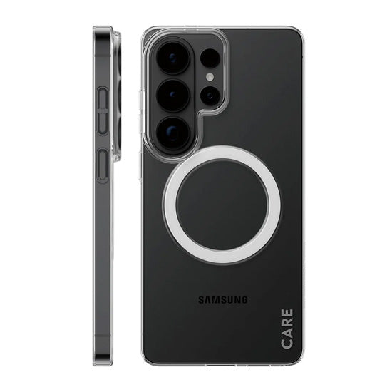 CARE™ by PanzerGlass® SL1M Coque Transparent w. Qi Samsung S26 Ultra