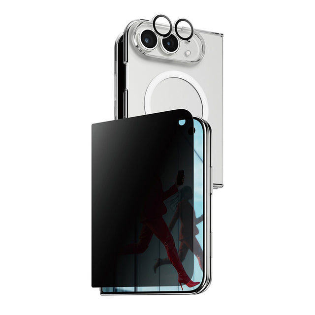 CARE™ by PanzerGlass® Pack 3-en-1 Flagship Privacy iPhone Duo