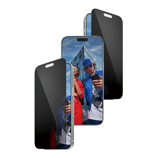 PanzerGlass®Protection d'écran 2-Way Privacy Ultra-Wide Fit w. FASTFIT IN-A-BOX iPhone 17 Pro Max |