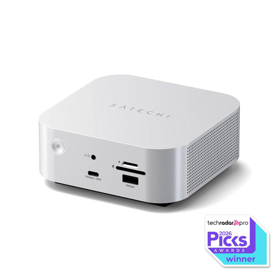 CubeDock™ Thunderbolt 5 avec boîtier SSD Silver
