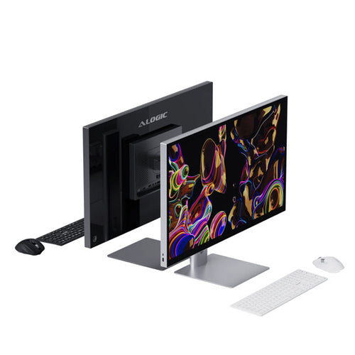 Moniteur d’accueil 32’’ 4K UHD Aspekt avec charge USB 145 W Space Grey Matte