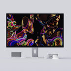 Moniteur d’accueil 32’’ 4K UHD Aspekt avec charge USB 145 W Silver Matte