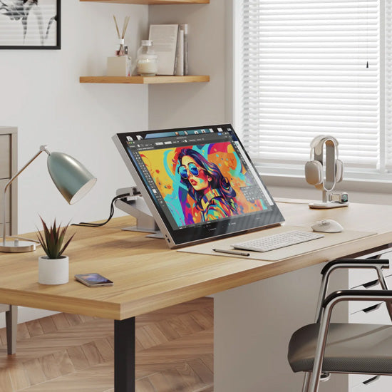 Moniteur Aspekt Touch 32" 4K avec écran tactile et charge USB 145 W Silver Matt