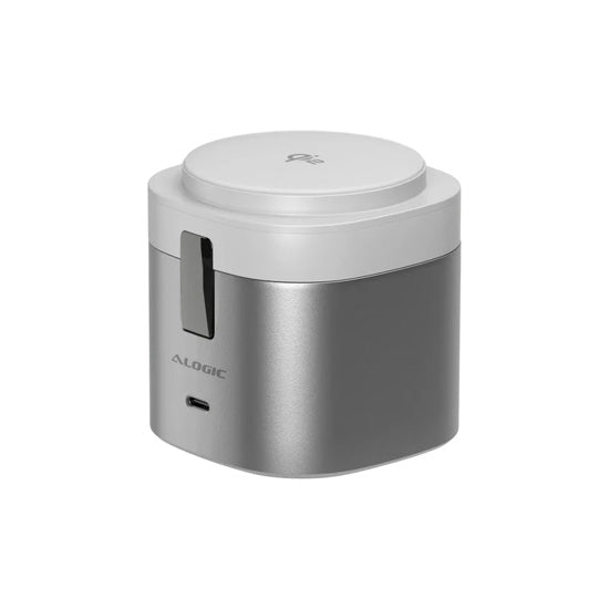 PowerPod support de charge rapide sans fil Qi2 4-en-1 Blanc