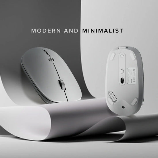 Souris sans fil rechargeable Echelon USB-C Blanc