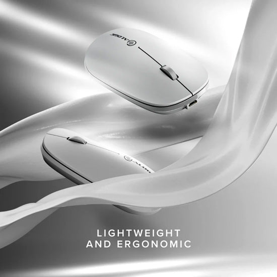 Souris sans fil rechargeable Echelon USB-C Blanc