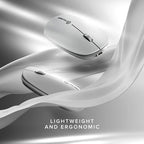Souris sans fil rechargeable Echelon USB-C Blanc