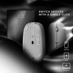 Souris sans fil rechargeable Echelon USB-C Blanc
