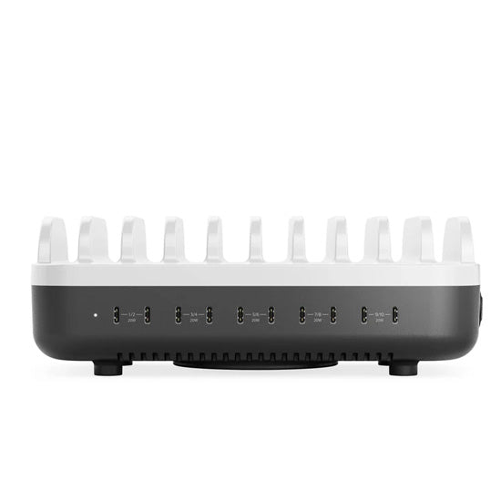 Station de Charge de Bureau Powerfin 10 Ports USB-C 100W