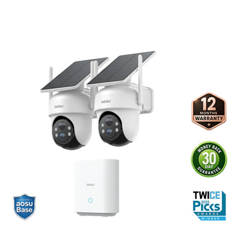 Kit de 2 caméras solaires D1 Classic