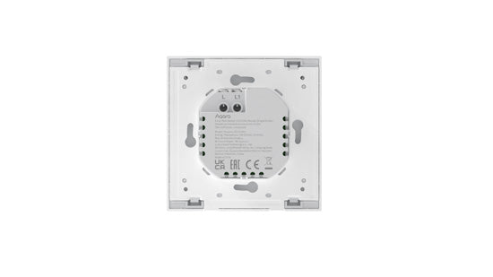 Interrupteur mural intelligent H1 (sans neutre, simple bouton) Blanc