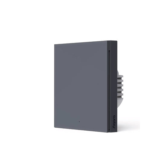 Interrupteur mural intelligent H1 (sans neutre, simple bouton) Gris