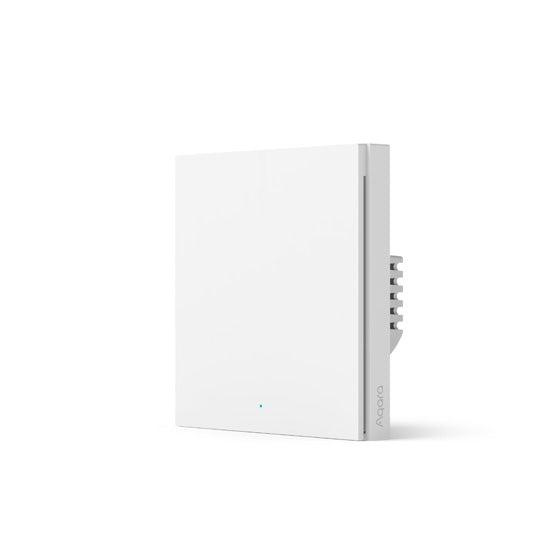 Interrupteur mural intelligent H1 (sans neutre, simple bouton) Blanc
