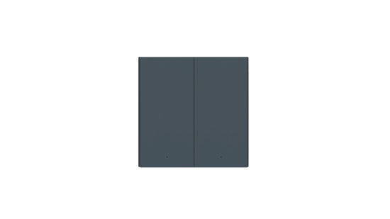 Interrupteur mural intelligent H1 EU (sans neutre, double bouton) Gris