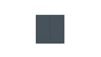 Interrupteur mural intelligent H1 EU (sans neutre, double bouton) Gris