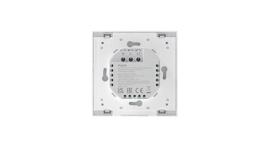Interrupteur mural intelligent H1 EU (avec neutre, simple bouton) Gris