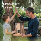 Feeder Bamboo AI gratuite à vie avec énergie solaire