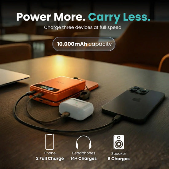Batterie Magnétique SolidSafe™ Solid-State 10.000mAh Orange