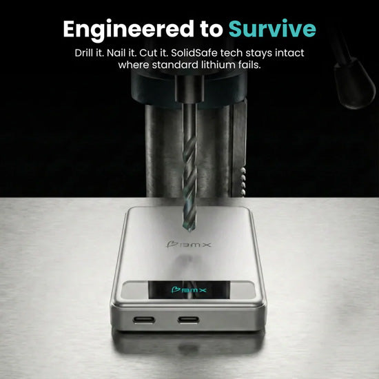 Batterie Magnétique SolidSafe™ Solid-State 10.000mAh Silver