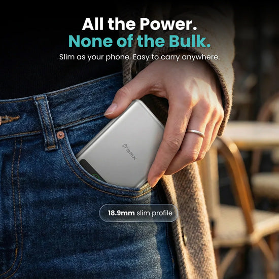 Batterie Magnétique SolidSafe™ Solid-State 10.000mAh Silver
