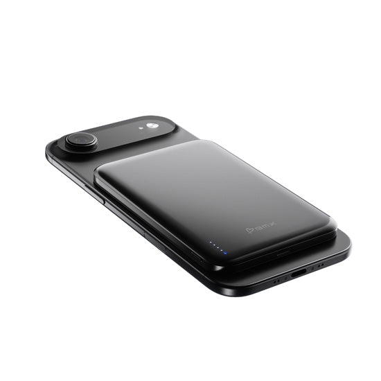 Batterie Magnétique SolidSafe™ Air Titanium 5000mAh Qi2 Noir