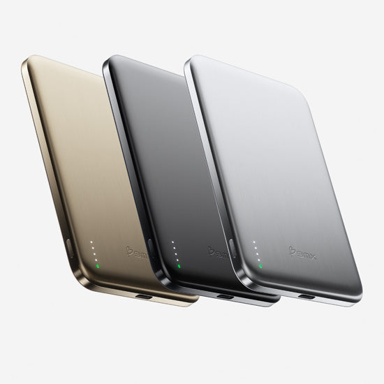 Batterie Magnétique SolidSafe™ Air Titanium 5000mAh Qi2 Gold