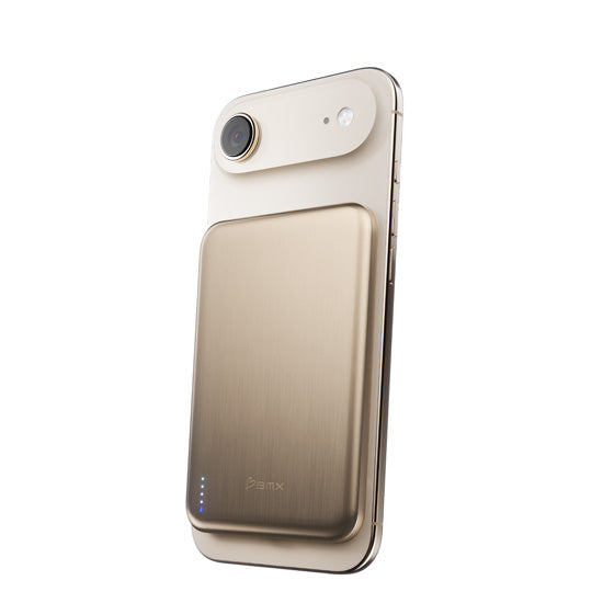Batterie Magnétique SolidSafe™ Air Titanium 5000mAh Qi2 Gold