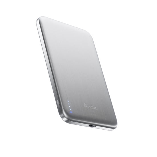 Batterie Magnétique SolidSafe™ Air Titanium 5000mAh Qi2 Silver