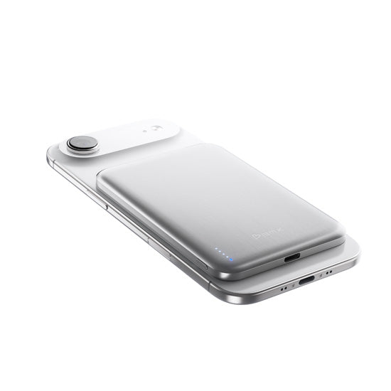 Batterie Magnétique SolidSafe™ Air Titanium 5000mAh Qi2 Silver