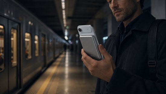 Batterie Magnétique SolidSafe™ Air Titanium 10 000mAh Qi2.2 Gold
