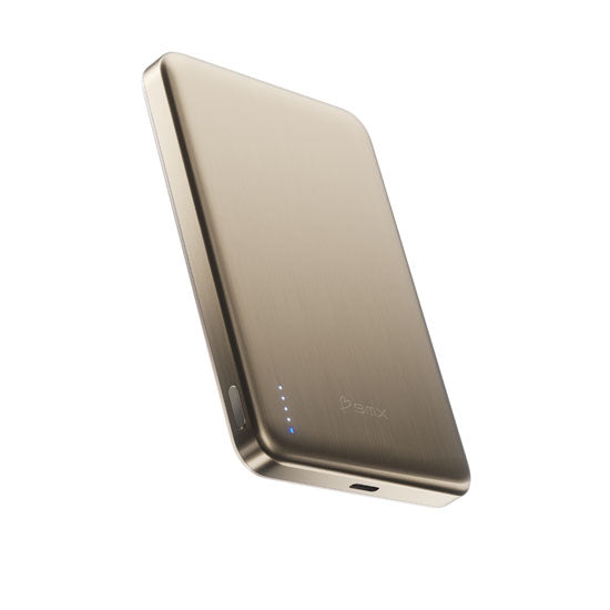 Batterie Magnétique SolidSafe™ Air Titanium 10 000mAh Qi2.2 Gold