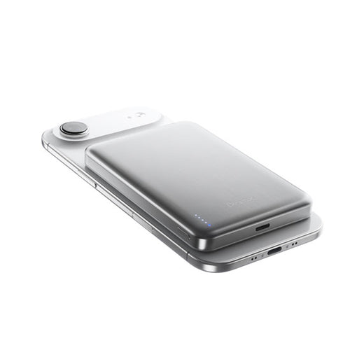 Batterie Magnétique SolidSafe™ Air Titanium 10 000mAh Qi2.2 Silver