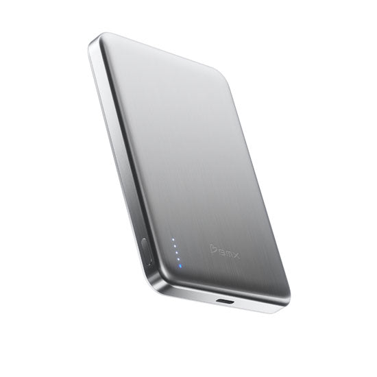 Batterie Magnétique SolidSafe™ Air Titanium 10 000mAh Qi2.2 Silver