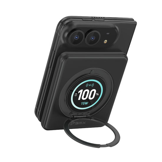 Batterie Magnétique SolidSafe™ Duo Aluminium CNC 5 000mAh 15W Black