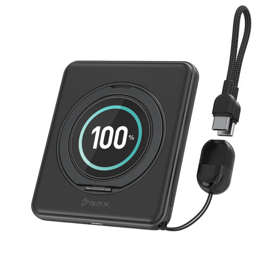 Batterie Magnétique SolidSafe™ Duo Aluminium CNC 5 000mAh 15W Black