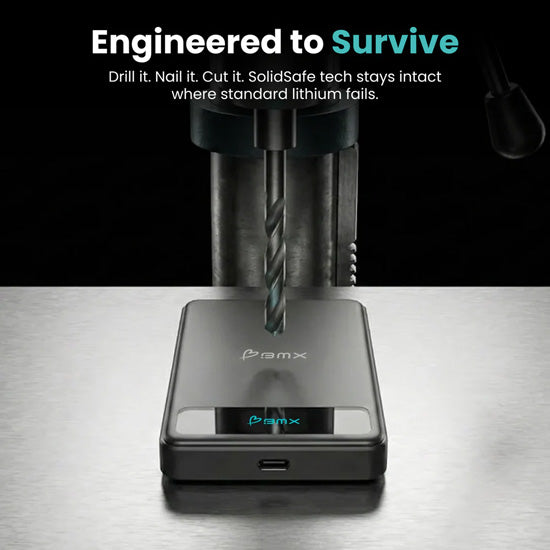Batterie Magnétique SolidSafe™ Solid-State 5000mAh Noir