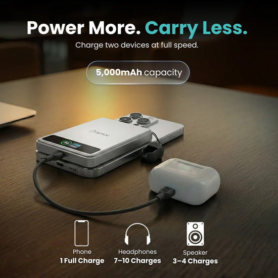 Batterie Magnétique SolidSafe™ Solid-State 5000mAh Silver