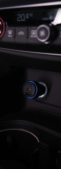 Boomtag Car Charger Universel Grey