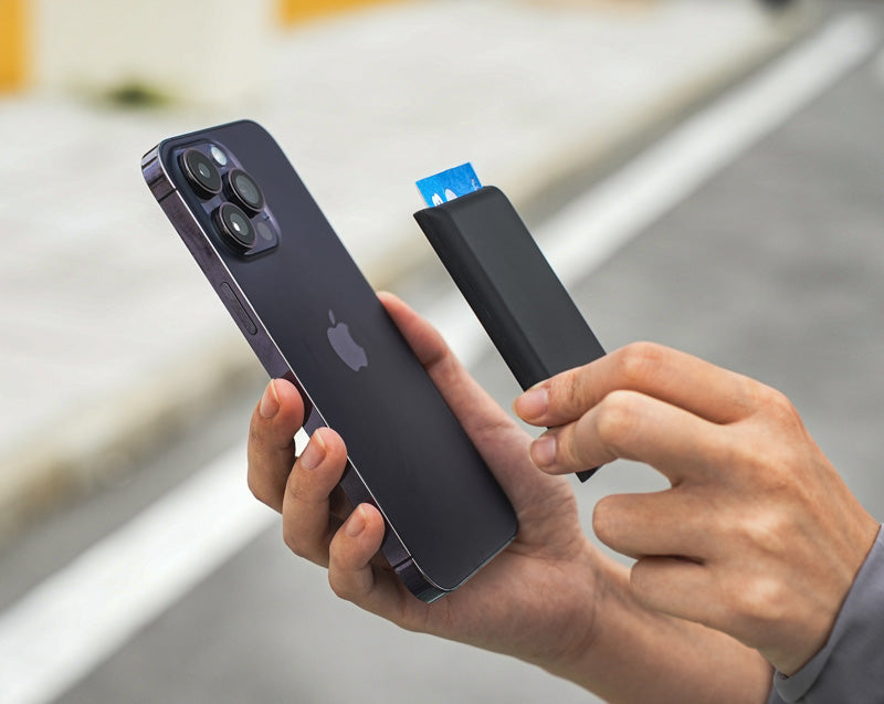 Boomtag Phone Wallet Dark Grey