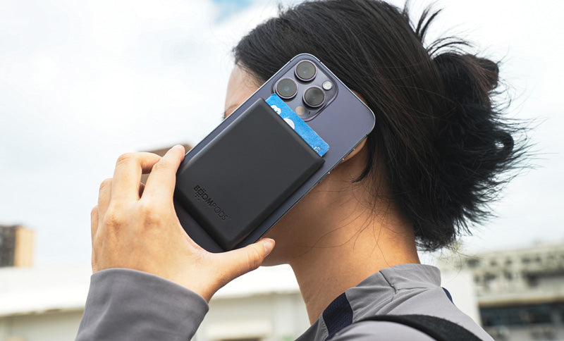 Boomtag Phone Wallet Dark Grey