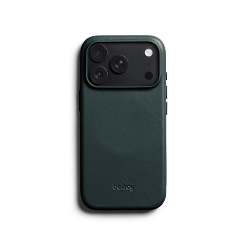 Coque en cuir iPhone 18 Pro / 17 Pro Deep Ocean
