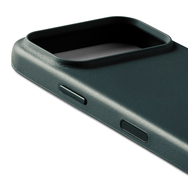 Coque en cuir iPhone 18 Pro / 17 Pro Deep Ocean