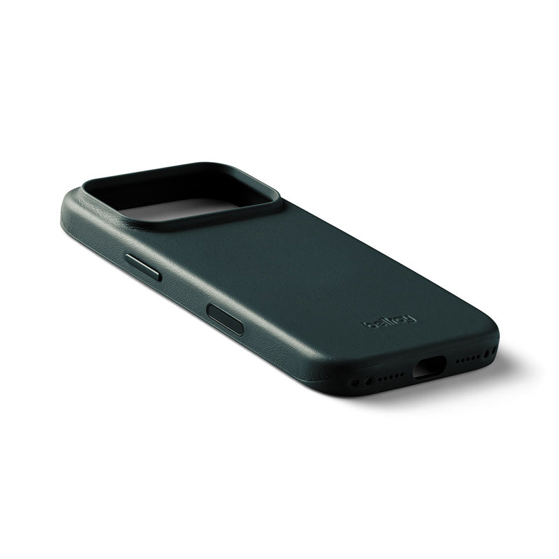 Coque en cuir iPhone 18 Pro / 17 Pro Deep Ocean