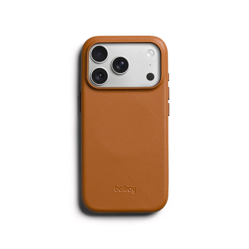 Coque en cuir iPhone 18 Pro / 17 Pro Tan