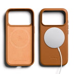 Coque en cuir iPhone 18 Pro / 17 Pro Tan