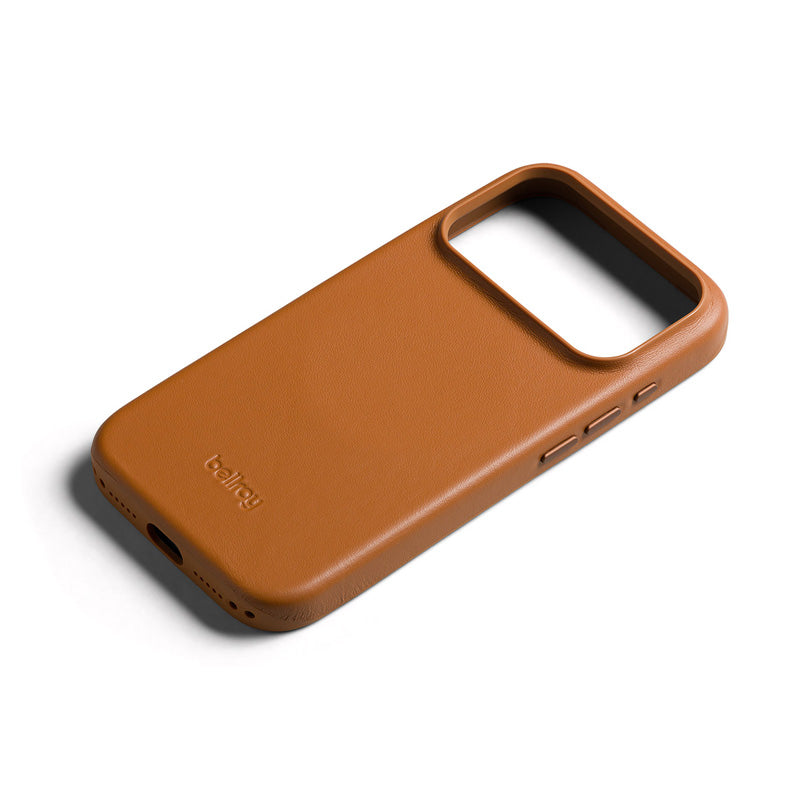 Coque en cuir iPhone 18 Pro / 17 Pro Tan