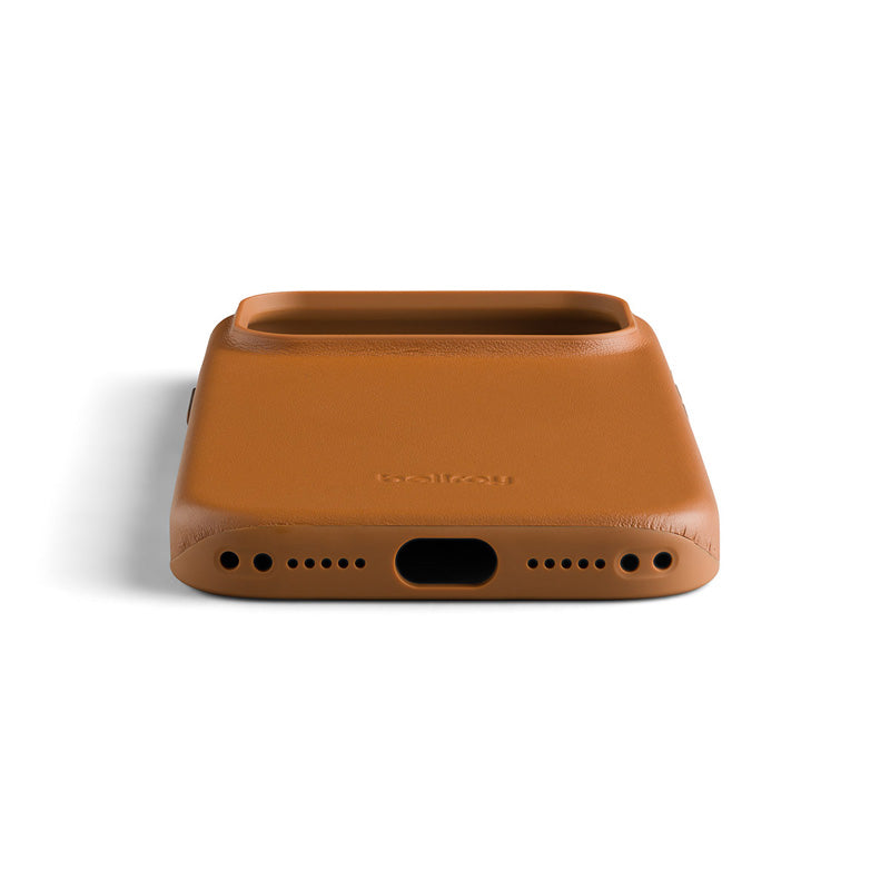 Coque en cuir iPhone 18 Pro / 17 Pro Tan