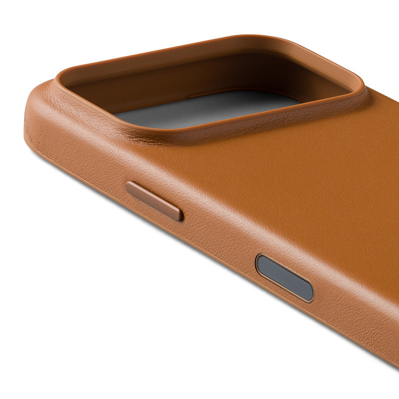 Coque en cuir iPhone 18 Pro / 17 Pro Tan