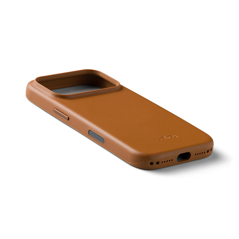 Coque en cuir iPhone 18 Pro / 17 Pro Tan