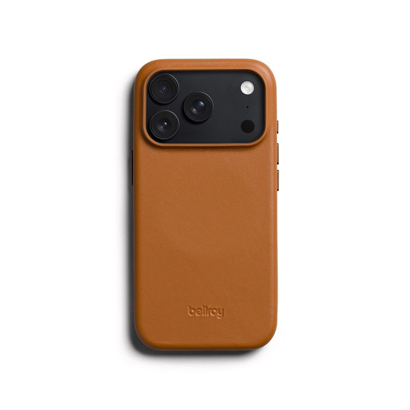 Coque en cuir iPhone 18 Pro / 17 Pro Tan